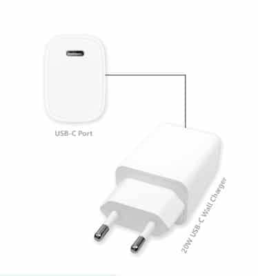 iNcentive USB-C 20W PD Adapter 220V White
